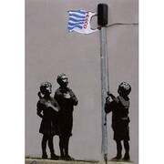 Banksyポストカード Tesco Flag BKP014