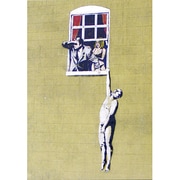 Banksyポストカード Hanging Man BKP017