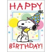 輸入ポストカード PANUTS/HAPPY BIRTHDAY! E1669