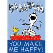 輸入ポストカード PANUTS/YOU MAK M HAPPY! E1680