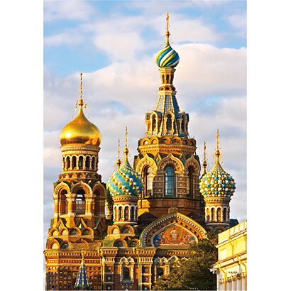 ポストカード 旅するポストカード-スパースナクラヴィー教会/ロシア J255