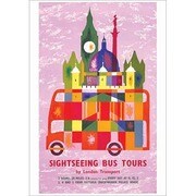 輸入Kポストカード Sightseeing Bus K350