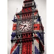 輸入ポストカード BIG BEN/Union Jack R135