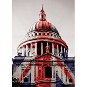 輸入ポストカード St PAUL'S CATHEDAL/Union Jack R137