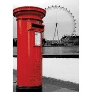 輸入ポストカード LONDON ED LETTEBOX R140