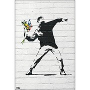 BK101 [バンクシーSポスター Banksy Poster（S） /Flower Bomber]