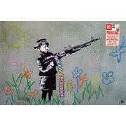 BK104 [バンクシーSポスター Banksy Poster（S） /Crayon Shooter]