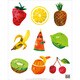 EMP011 [EMPミニポスター Eric Carle /Caterpillar With Fruits]