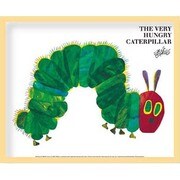 FST003 [ミニポスターフレームセット ERIC CARLE はらぺこあおむし ナチュラル]