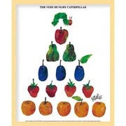 FST006 [ミニポスターフレームセット ERIC CARLE Fruits ナチュラル]