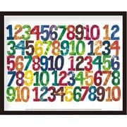 FST008 [ミニポスターフレームセット ERIC CARLE Numbers 黒]