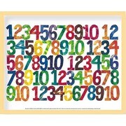 FST009 [ミニポスターフレームセット ERIC CARLE Numbers ナチュラル]