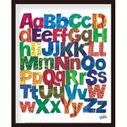 FST011 [ミニポスターフレームセット ERIC CARLE Alphabets 黒]