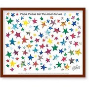 FST019 [ミニポスターフレームセット ERIC CARLE Stars 茶]