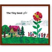FST022 [ミニポスターフレームセット ERIC CARLE The Tiny Seed 茶]