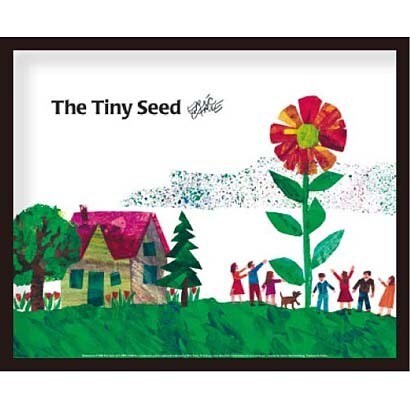 FST023 [ミニポスターフレームセット ERIC CARLE The Tiny Seed 黒]