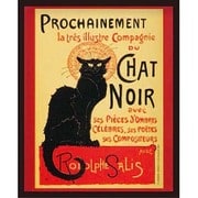 FST-143 [ミニポスター×フレームセット LE CHAT NOIR 黒]