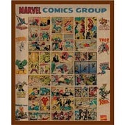 FST-151 [ミニポスター×フレームセット MARVEL Comic Panel 茶]