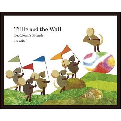 FST-184 [ミニポスター×フレームセット レオ･レオニ Tillie and the Wall ブラック]