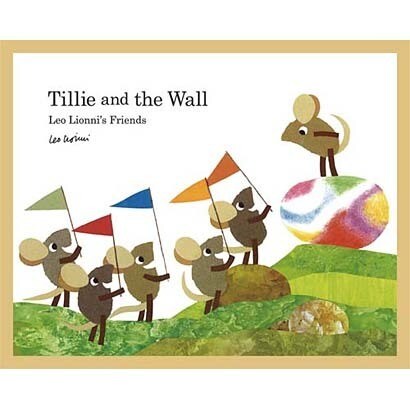 FST-185 [ミニポスター×フレームセット レオ･レオニ Tillie and the Wall ナチュラル]