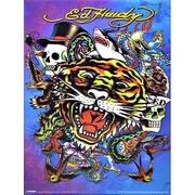 3Dポスター LP001 Ed Hardy /Tiger