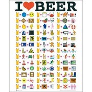 輸入ミニポスター MP019 [I LOVE BEER]