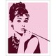 輸入ミニポスター MP257 [AUDREY HEPBURN cigarello オードリーヘプバーン ポスター]
