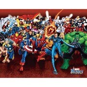 輸入ミニポスター MP308 MARVEL HEROES /Attack