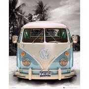輸入ミニポスター MP369 CALIFORNIAN CAMPER /beach