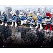 MP410 [輸入ミニポスター THE SMURFS  on girder]