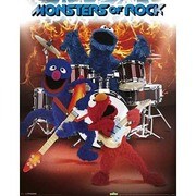 MP430 [輸入ミニポスター  SESAME STREET  Monsters Of Rock]