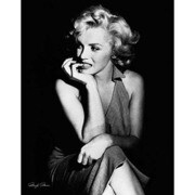 MP447 [輸入ミニポスター MARILYN MONROE  SITTING]