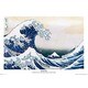 S1105 [Sイラストポスター HOKUSAI-GREAT WAVE]
