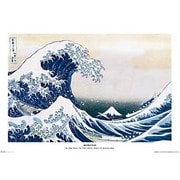 S1105 [Sイラストポスター HOKUSAI-GREAT WAVE]