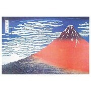 S1274 [Sイラストポスター HOKUSAI -mount fuji]