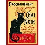 S1286 [Sイラストポスター LE CHAT NOIR]