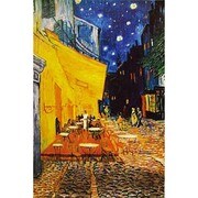 S1460 [Sイラストポスター VINCENT VAN GOGH  Terrasse de Cafe]