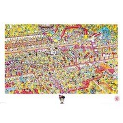 S1666 [Sイラストポスター WHERE'S WALLY? Cake Factory]