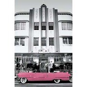 S1672 [Sイラストポスター PINK CADILLAC]