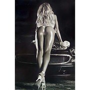 S1702 [Sイラストポスター CARWASH]