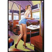 S1773 [Sイラストポスター HIDEBRANDT Diner]