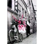 S1789 [Sイラストポスター PINK FLOWERS]