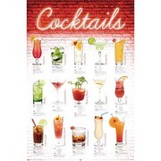 S1791 [Sイラストポスター COCKTAILS]