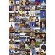 S1804 [Sイラストポスター PARIS collage]