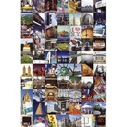 S1805 [Sイラストポスター NEW YORK collage]