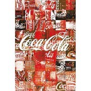 S1812 [Sイラストポスター COCA-COLA patchwork]