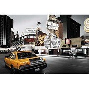S1830 [Sイラストポスター LAS VEGAS taxi]