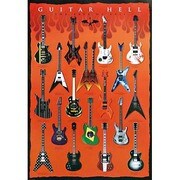 S1853 [Sイラストポスター GUITER HELL The Axes Of Evil]