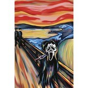 S1878 [Sイラストポスター SCREAM THE SCREAM]