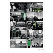 S1886 [Sイラストポスター DUBLIN Collage]
